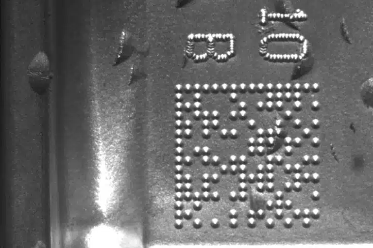 Marcado y relectura de Datamatrix en piezas de motor a alta temperatura