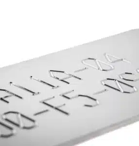 marcado vin, gravado de trazabilidad