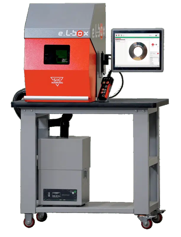 Estación de marcaje láser todo-en-uno